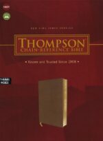 Alternative view of NKJV, Thompson Chain-Reference Bible, Leathersoft, Brown, Red Letter, Thumb Indexed