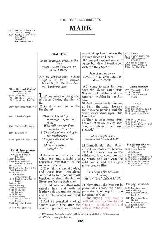 NKJV, Thompson Chain-Reference Bible, Leathersoft, Brown, Red Letter, Thumb Indexed - Imagen 7