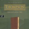 ESV, Thompson Chain-Reference Bible, Leathersoft, Brown, Red Letter, Thumb Indexed - Imagen 2