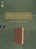 Alternative view of ESV, Thompson Chain-Reference Bible, Leathersoft, Brown, Red Letter, Thumb Indexed