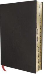 NKJV, Thompson Chain-Reference Bible, Bonded Leather, Black, Red Letter, Thumb Indexed