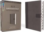Alternative view of NIV, Super Giant Print Reference Bible, Leathersoft, Gray, Red Letter, Thumb Indexed, Comfort Print