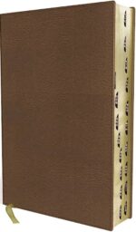NKJV, Thompson Chain-Reference Bible, Leathersoft, Brown, Red Letter, Thumb Indexed