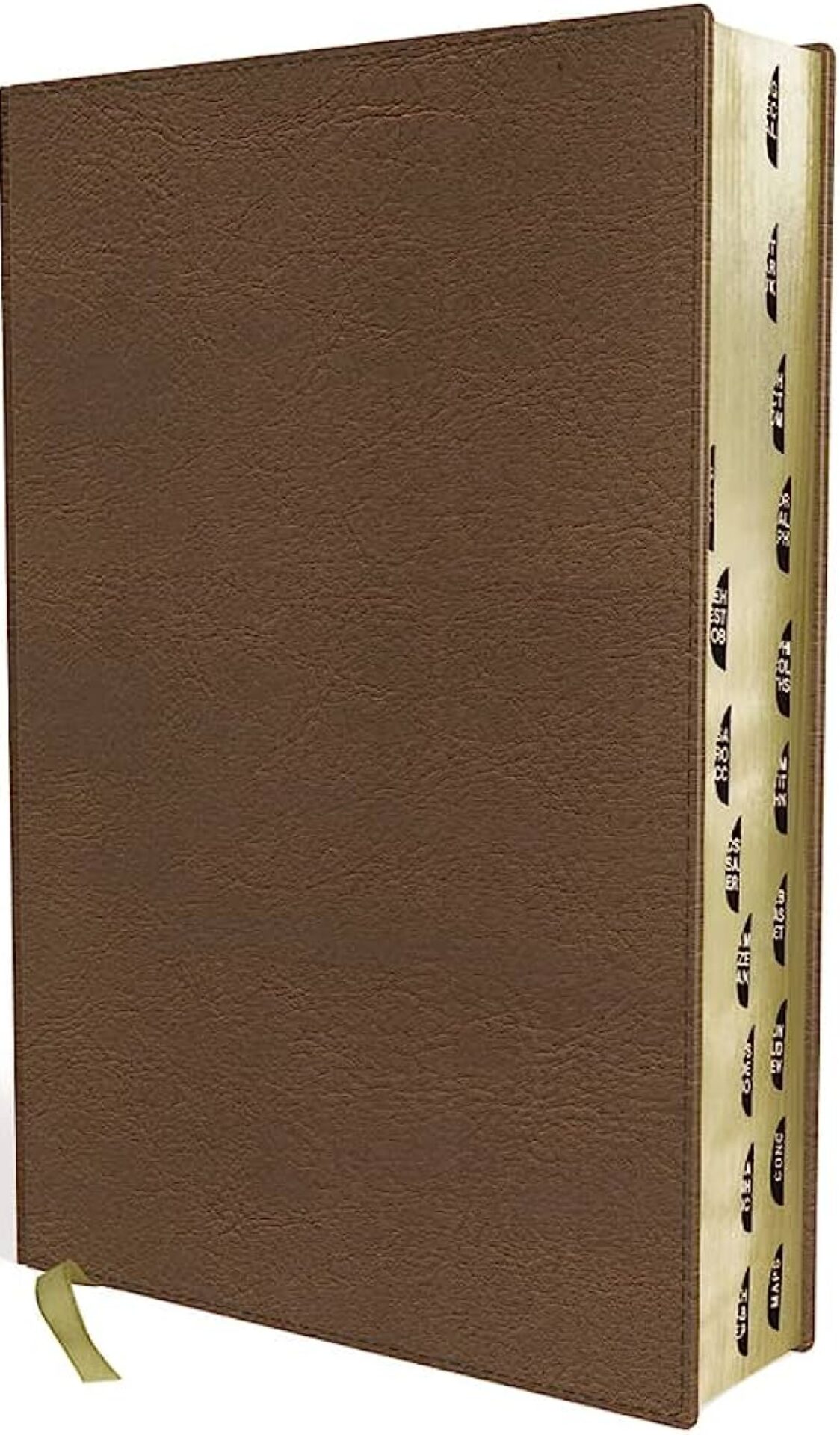 NKJV, Thompson Chain-Reference Bible, Leathersoft, Brown, Red Letter, Thumb Indexed