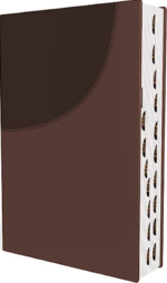 NIV, Super Giant Print Reference Bible, Leathersoft, Brown, Red Letter, Thumb Indexed, Comfort Print