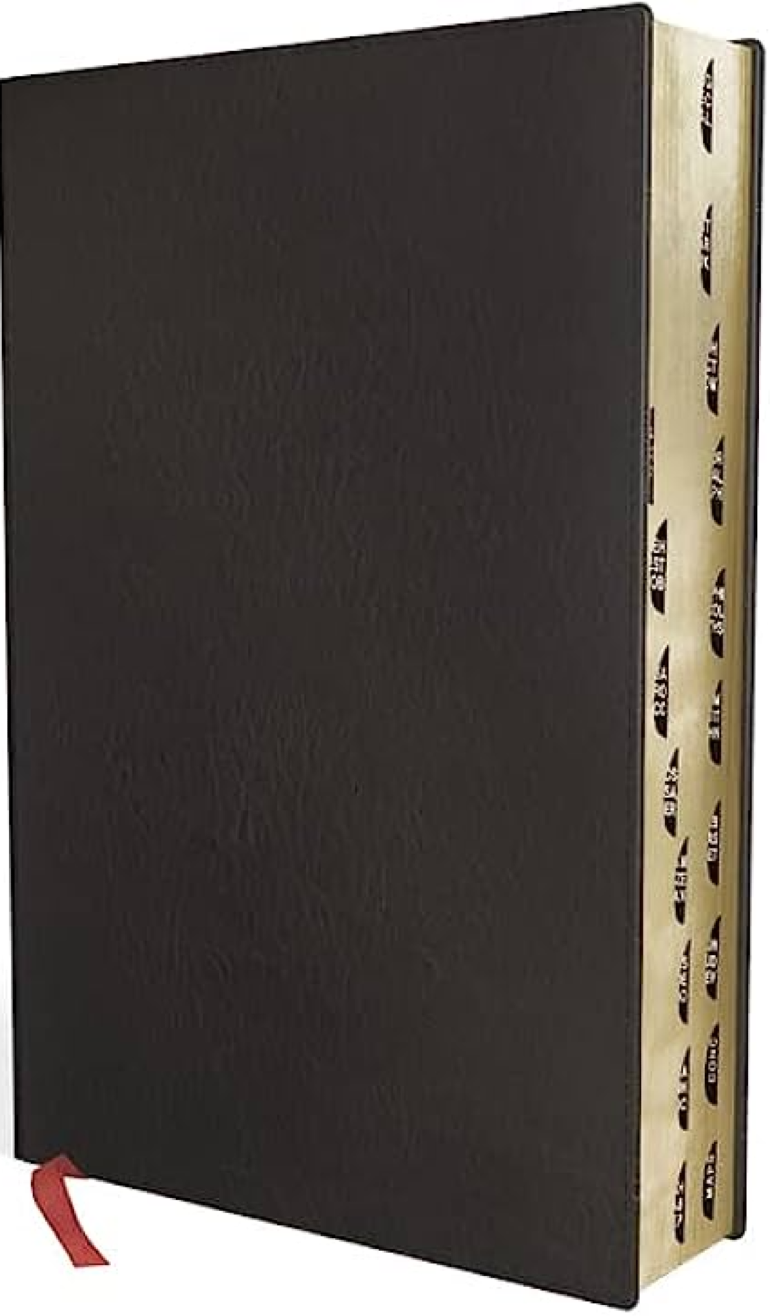 NASB, Thompson Chain-Reference Bible, Bonded Leather, Black, Red Letter, 1977 Text, Thumb Indexed