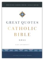Alternative view of NRSVCE, Great Quotes Catholic Bible, Leathersoft, Black, Comfort Print : Holy Bible