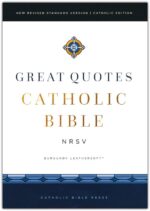 Alternative view of NRSVCE, Great Quotes Catholic Bible, Leathersoft, Burgundy, Comfort Print : Holy Bible