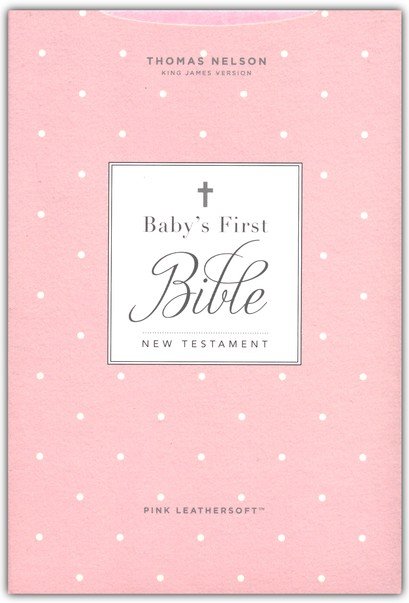 KJV, Baby's First New Testament, Leathersoft, Pink, Red Letter, Comfort Print : Holy Bible, King James Version - Imagen 2