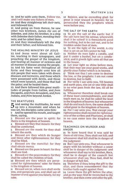 KJV, Baby's First New Testament, Leathersoft, Pink, Red Letter, Comfort Print : Holy Bible, King James Version - Imagen 7