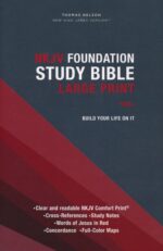 NKJV, Foundation Study Bible, Large Print, Hardcover, Red Letter, Comfort Print : Holy Bible, New King James Version