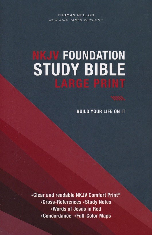 NKJV, Foundation Study Bible, Large Print, Hardcover, Red Letter, Comfort Print : Holy Bible, New King James Version - Imagen 2