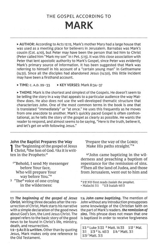 NKJV, Foundation Study Bible, Large Print, Hardcover, Red Letter, Comfort Print : Holy Bible, New King James Version - Imagen 8