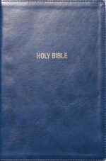 NKJV, Foundation Study Bible, Large Print, Leathersoft, Blue, Red Letter, Comfort Print : Holy Bible, New King James Version