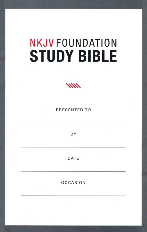 NKJV, Foundation Study Bible, Large Print, Leathersoft, Blue, Red Letter, Comfort Print : Holy Bible, New King James Version - Imagen 4