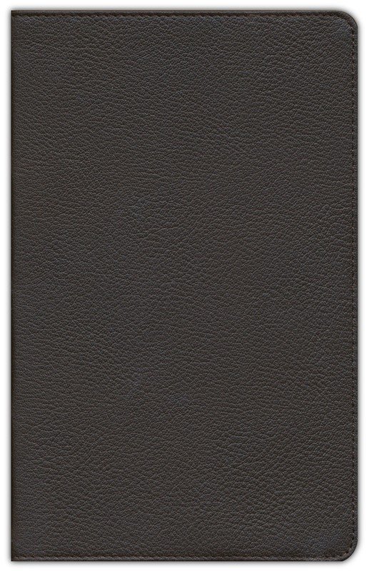 KJV, Personal Size Large Print Single-Column Reference Bible, Genuine Leather, Brown, Red Letter, Comfort Print : Holy Bible, King James Version - Imagen 3