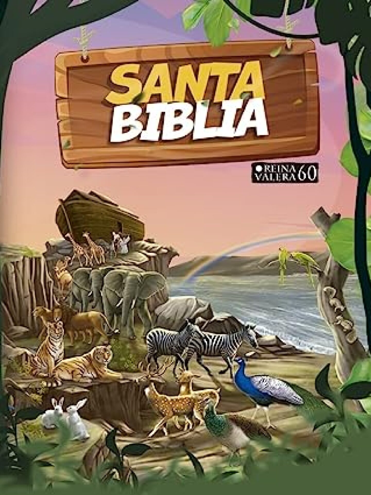 Biblia RVR 1960 Para Niños - Vinilo Con Cierre