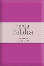 Biblia  RV 1960 Letra Grande  Tamaño Manual -Tricolor Fucsia/Rosa/Fucsia - Cierre E Índice