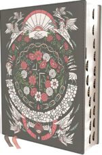 The Jesus Bible Artist Edition, NIV, Leathersoft, Gray Floral, Thumb Indexed, Comfort Print