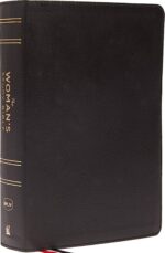 NKJV, The Woman's Study Bible, Genuine Leather, Black, Red Letter, Full-Color Edition, Thumb Indexed : Receiving God's Truth for Balance, Hope, and Transformation