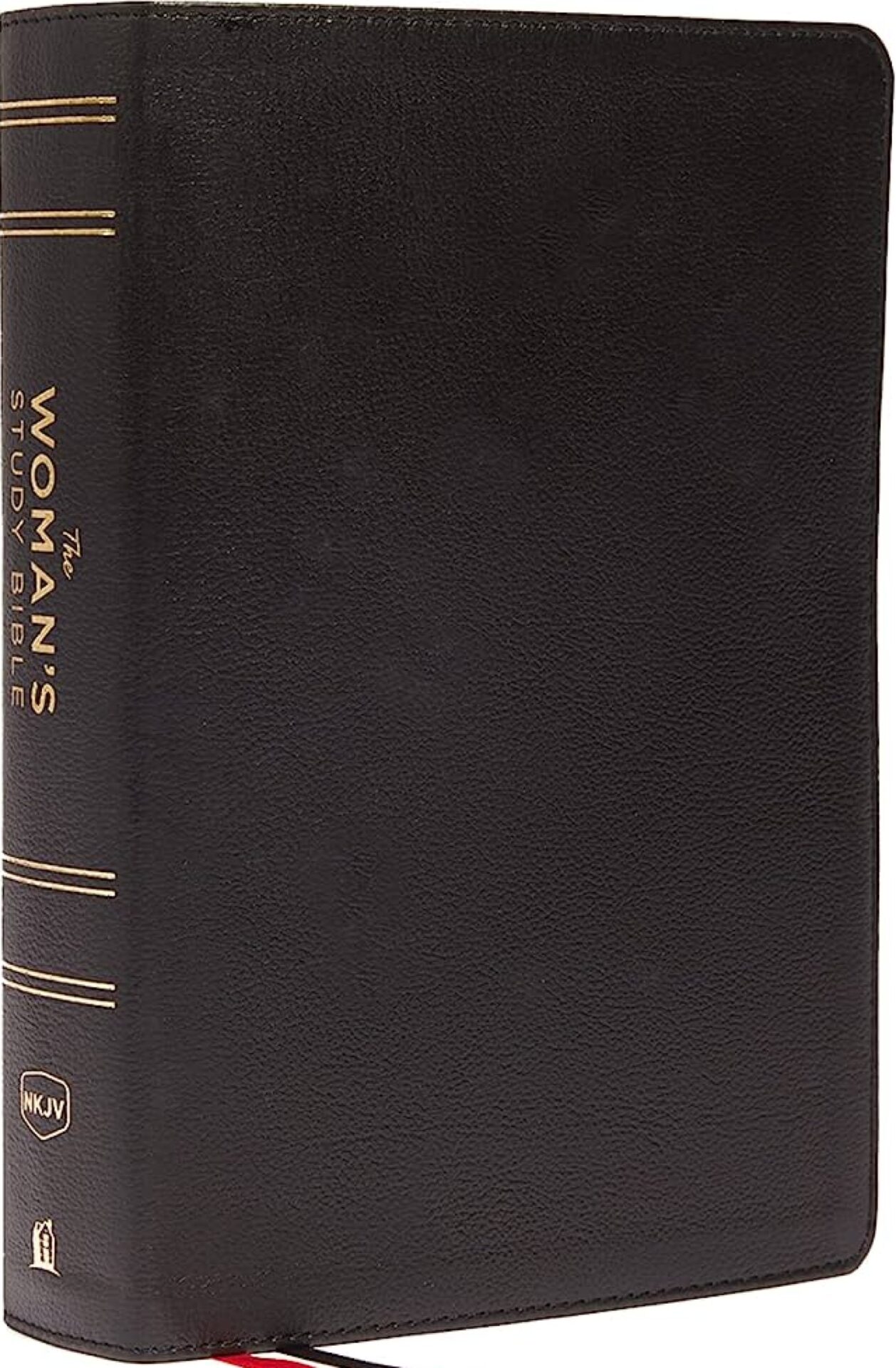 NKJV, The Woman's Study Bible, Genuine Leather, Black, Red Letter, Full-Color Edition, Thumb Indexed : Receiving God's Truth for Balance, Hope, and Transformation