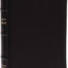 KJV, Thinline Bible, Large Print, Premium Goatskin Leather, Black, Premier Collection, Red Letter, Thumb Indexed, Comfort Print : Holy Bible, King James
