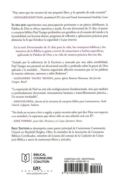 La Ansiedad - Tapa Blanda - Paul Tautges - Imagen 11