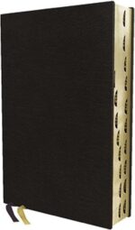 NASB, The Grace and Truth Study Bible, European Bonded Leather, Black, Red Letter, 1995 Text, Thumb Indexed, Comfort Print