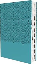 NIV, Super Giant Print Reference Bible, Leathersoft, Teal, Red Letter, Thumb Indexed, Comfort Print