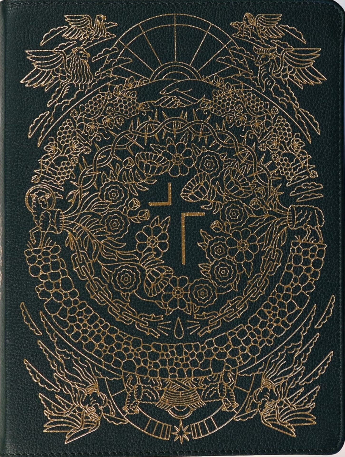 The Jesus Bible Artist Edition, NIV, Genuine Leather, Calfskin, Green, Limited Edition, Comfort Print