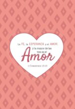 Fe, la Esperanza y Amor - 1 Corintios 13:13 - Diario - Cuaderno De Notas