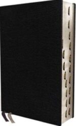NIV, Thompson Chain-Reference Bible, Large Print, European Bonded Leather, Black, Thumb Indexed, Red Letter, Comfort Print