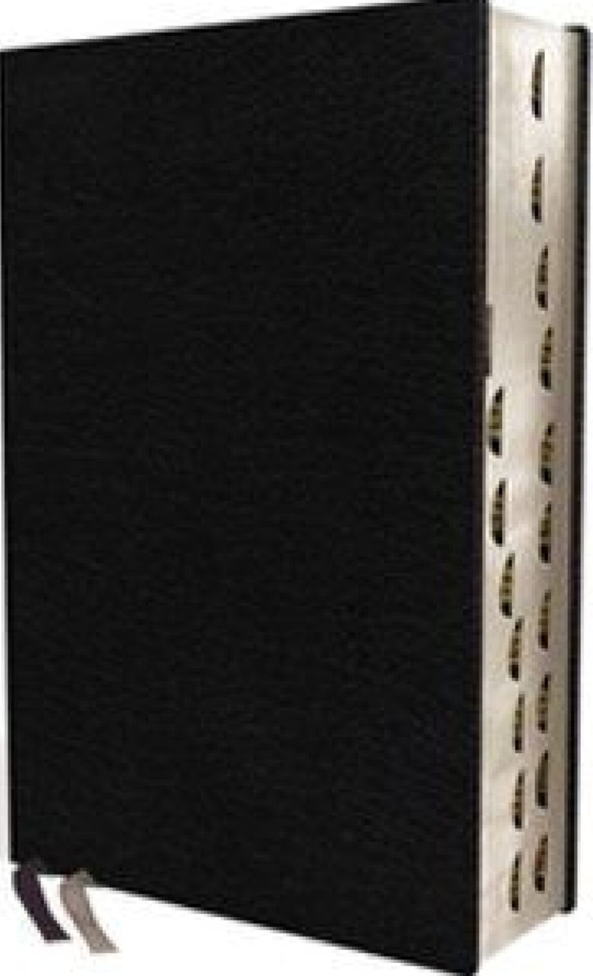 NIV, Thompson Chain-Reference Bible, Large Print, European Bonded Leather, Black, Thumb Indexed, Red Letter, Comfort Print