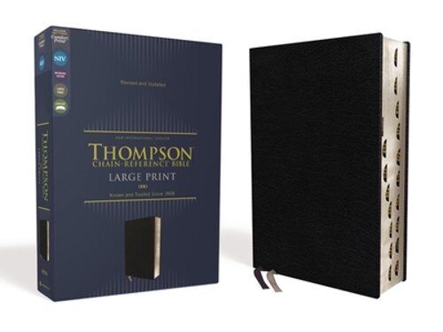 NIV, Thompson Chain-Reference Bible, Large Print, European Bonded Leather, Black, Thumb Indexed, Red Letter, Comfort Print - Imagen 11