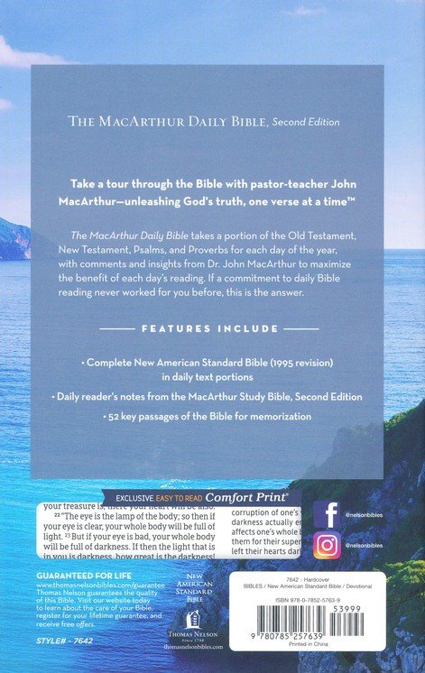NASB, MacArthur Daily Bible, 2nd Edition, Hardcover, Comfort Print - Imagen 13