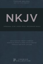 Alternative view of NKJV, End-of-Verse Reference Bible, Personal Size Large Print, Premium Goatskin Leather, Brown, Premier Collection, Red Letter, Comfort Print : Holy Bible, New King James Version