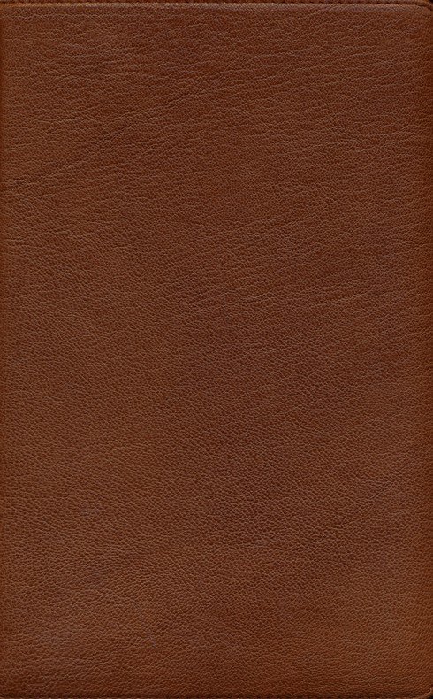 NKJV, End-of-Verse Reference Bible, Personal Size Large Print, Premium Goatskin Leather, Brown, Premier Collection, Red Letter, Thumb Indexed, Comfort : Holy Bible, New King James Version - Imagen 3