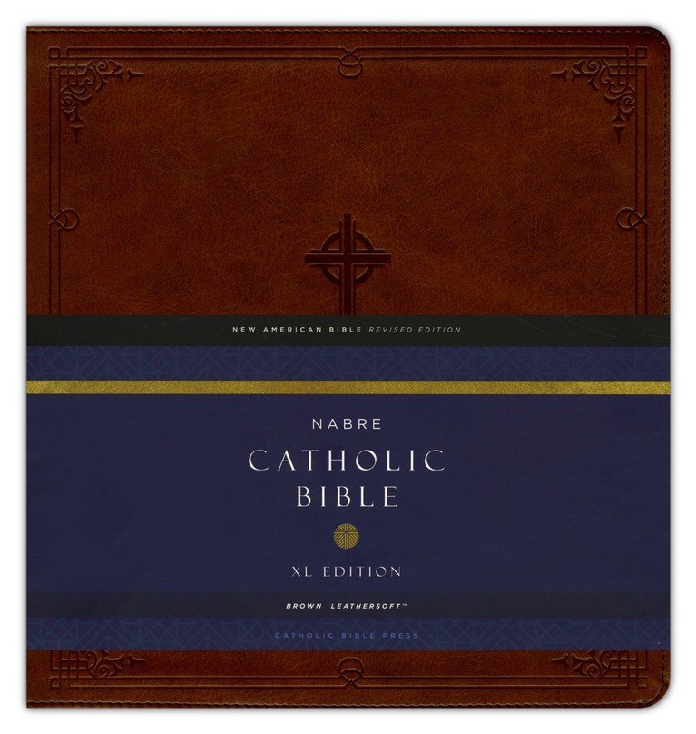 NABRE XL, Catholic Edition, Leathersoft, Brown, Comfort Print : Holy Bible - Imagen 2