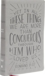 NKJV, Holy Bible for Kids, Verse Art Cover Collection, Leathersoft, Gray, Comfort Print