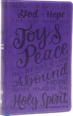 NKJV, Holy Bible for Kids, Verse Art Cover Collection, Leathersoft, Purple, Comfort Print