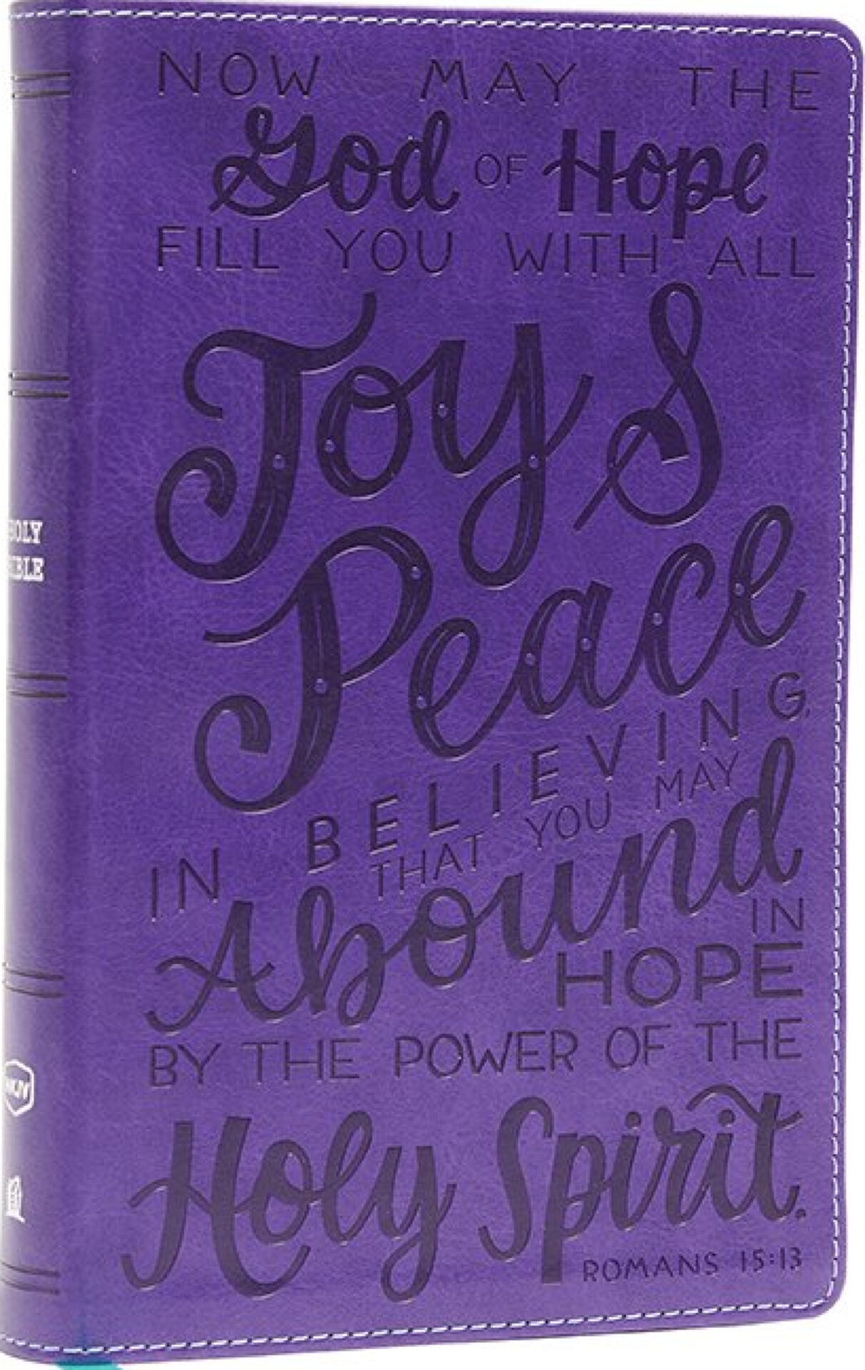 NKJV, Holy Bible for Kids, Verse Art Cover Collection, Leathersoft, Purple, Comfort Print