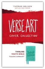 Alternative view of NKJV, Thinline Youth Edition Bible, Verse Art Cover Collection, Leathersoft, Teal, Red Letter, Comfort Print