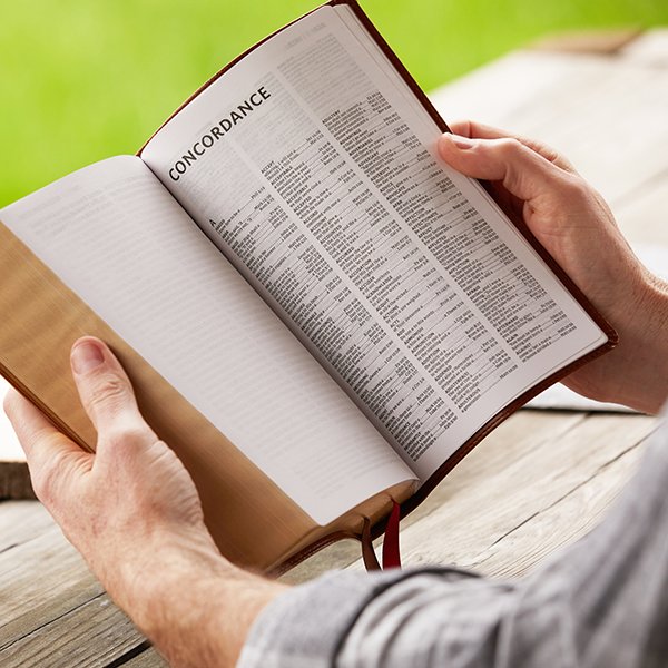 NKJV, Personal Size Large Print End-of-Verse Reference Bible, Verse Art Cover Collection, Leathersoft, Brown, Red Letter, Comfort Print - Imagen 13