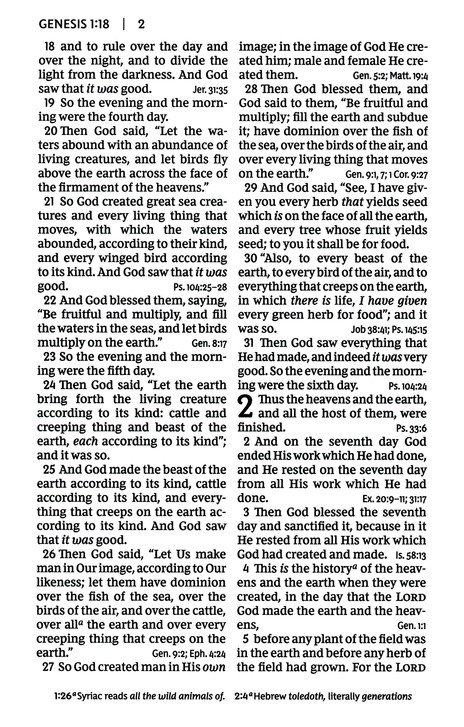 NKJV, Personal Size Large Print End-of-Verse Reference Bible, Verse Art Cover Collection, Leathersoft, Brown, Red Letter, Comfort Print - Imagen 5
