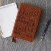 NKJV, Personal Size Reference Bible, Verse Art Cover Collection, Leathersoft, Tan, Red Letter, Thumb Indexed, Comfort Print - Imagen 10