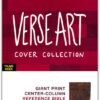 NKJV, Giant Print Center-Column Reference Bible, Verse Art Cover Collection, Genuine Leather, Brown, Thumb Indexed, Red Letter, Comfort Print - Imagen 2