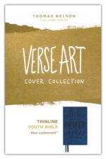 Alternative view of KJV, Thinline Youth Edition Bible, Verse Art Cover Collection, Leathersoft, Blue, Red Letter, Comfort Print