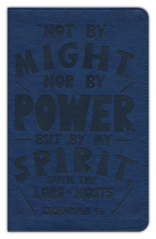 KJV, Thinline Youth Edition Bible, Verse Art Cover Collection, Leathersoft, Blue, Red Letter, Comfort Print - Imagen 3