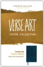 Alternative view of KJV, Thinline Youth Edition Bible, Verse Art Cover Collection, Leathersoft, Teal, Red Letter, Comfort Print