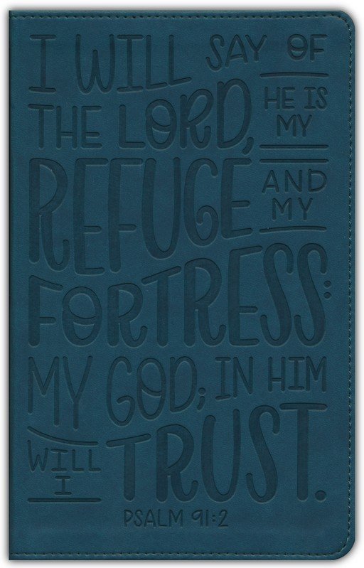 KJV, Thinline Youth Edition Bible, Verse Art Cover Collection, Leathersoft, Teal, Red Letter, Comfort Print - Imagen 3